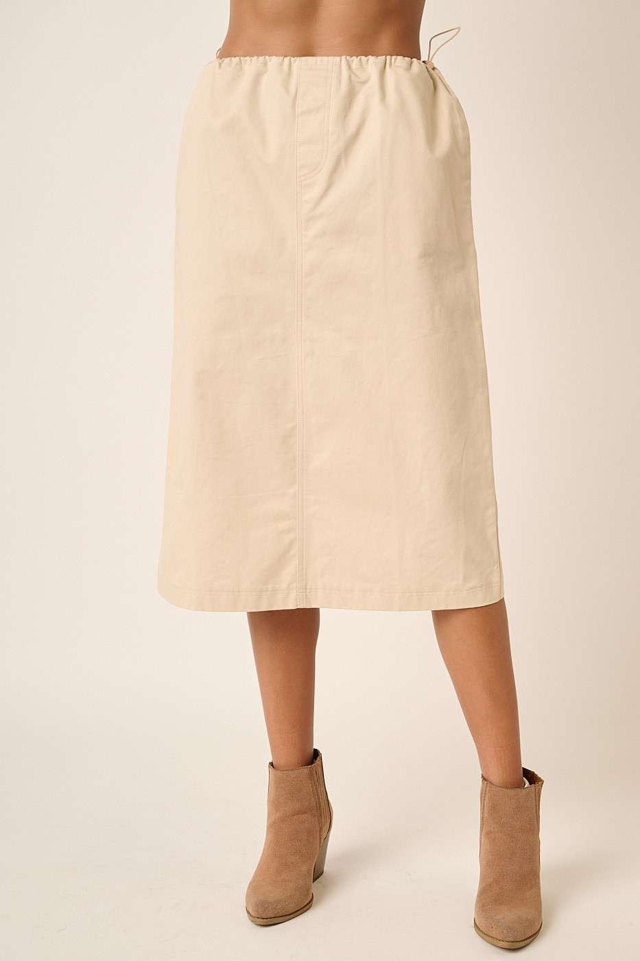 ELASTIC WAISTBAND SKIRT