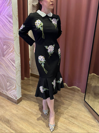 INDIRA BLACK DRESS