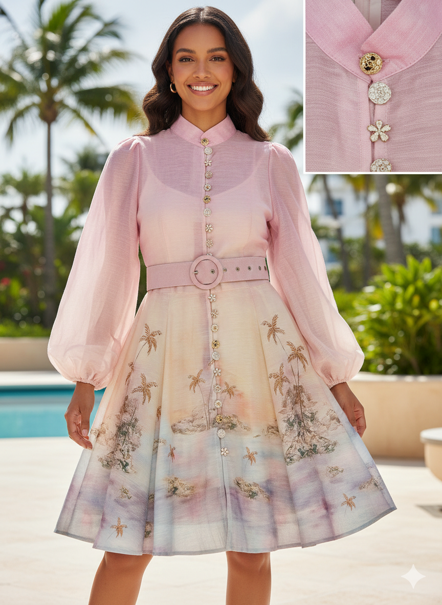FLORAL PRINT DRESS