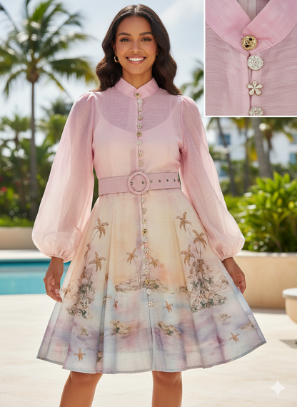 FLORAL PRINT DRESS