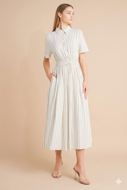 VANESSA STRIPED DRESS