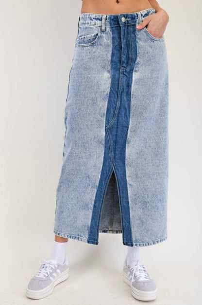 PANEL MAXI SKIRT