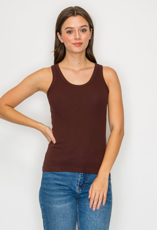 SCOOP NECK TANK TOP