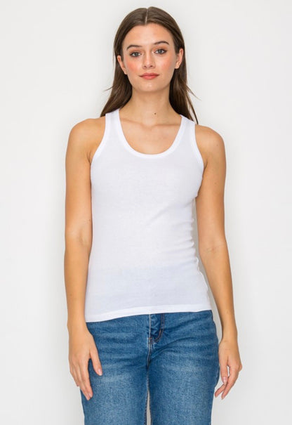 SCOOP NECK TANK TOP
