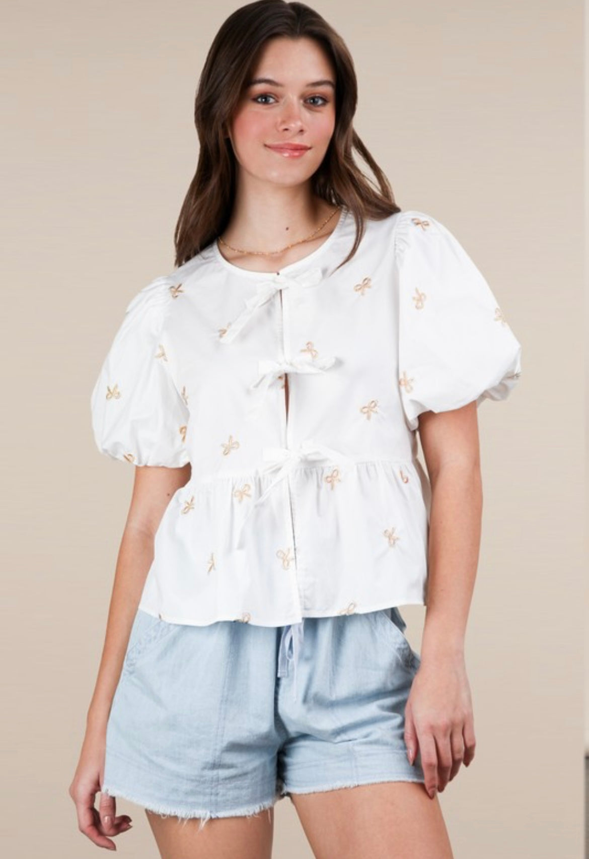 BOW TRAP SHIRT