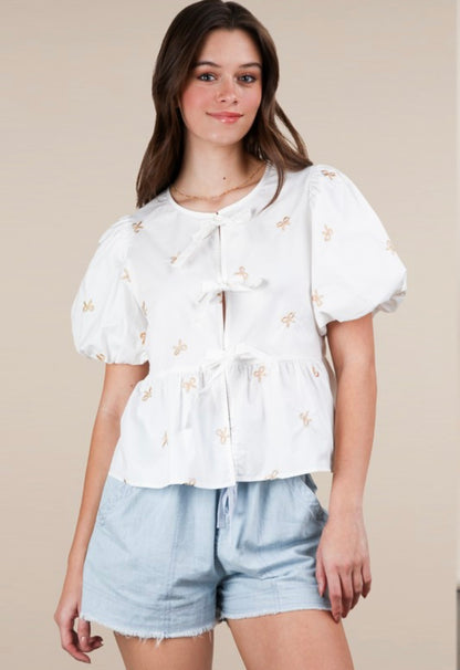 BOW TRAP SHIRT