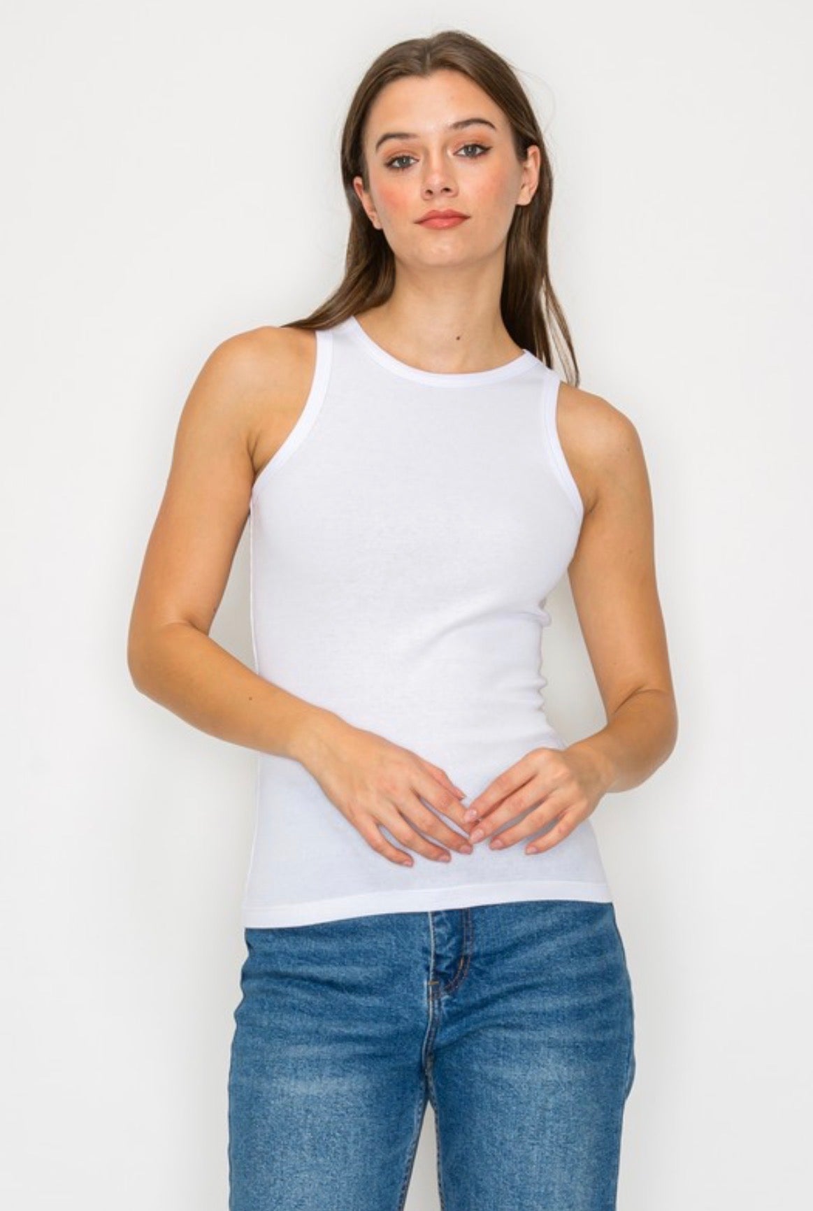 HIGH NECK TANK TOP