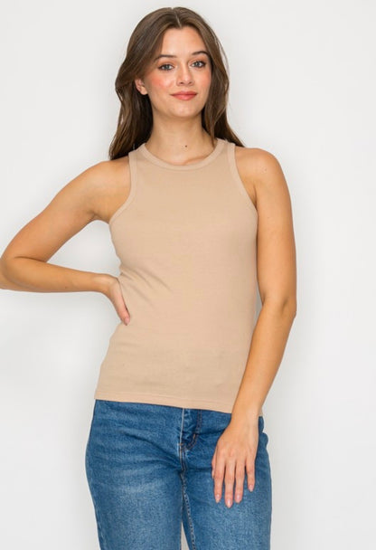 HIGH NECK TANK TOP
