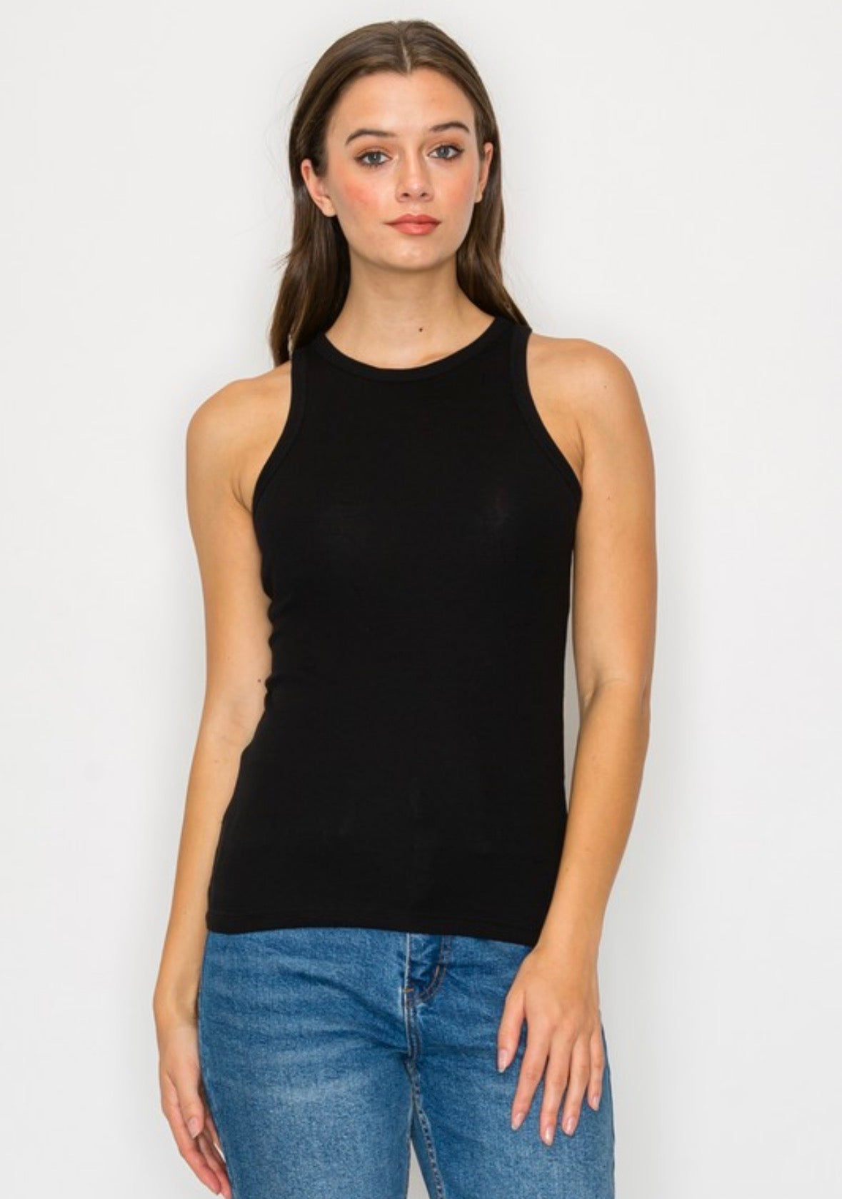 HIGH NECK TANK TOP