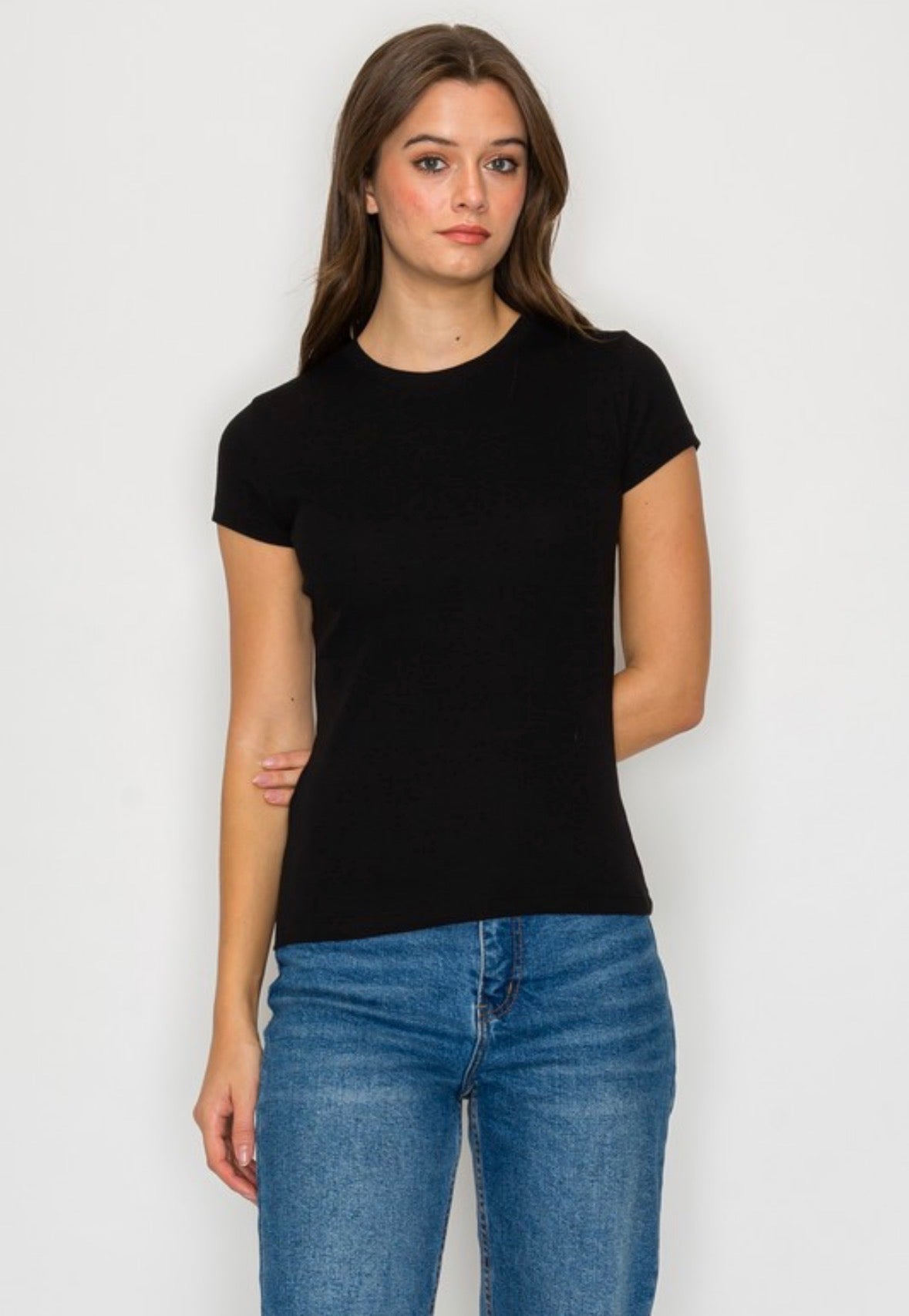 SHIRT SLEEVE BASIC TEE
