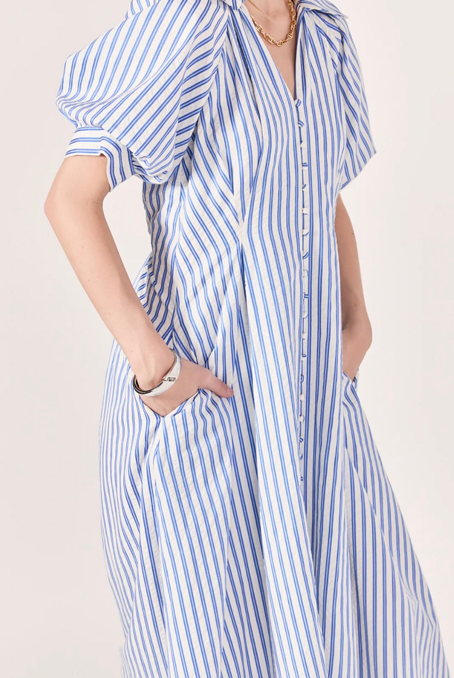 PILARA  STRIPED DRESS