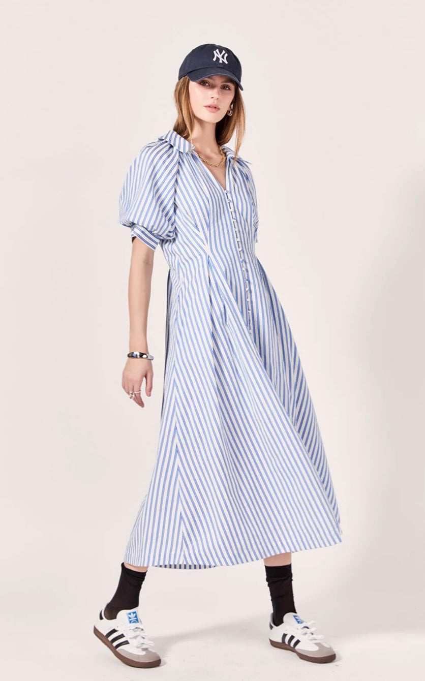PILARA  STRIPED DRESS