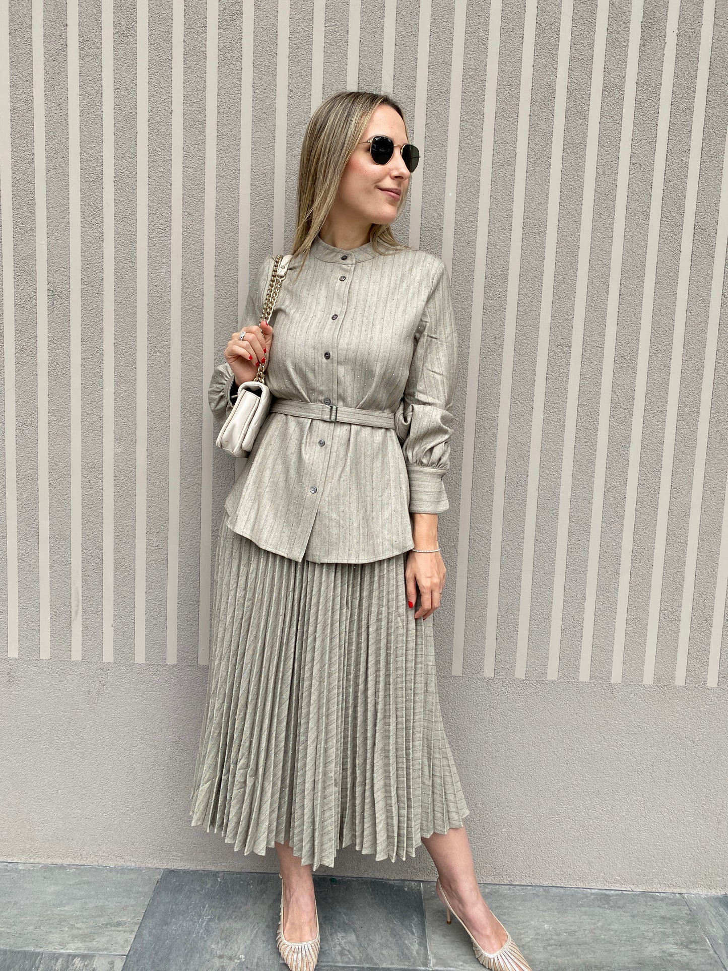 FITZGERALD BELTED SET