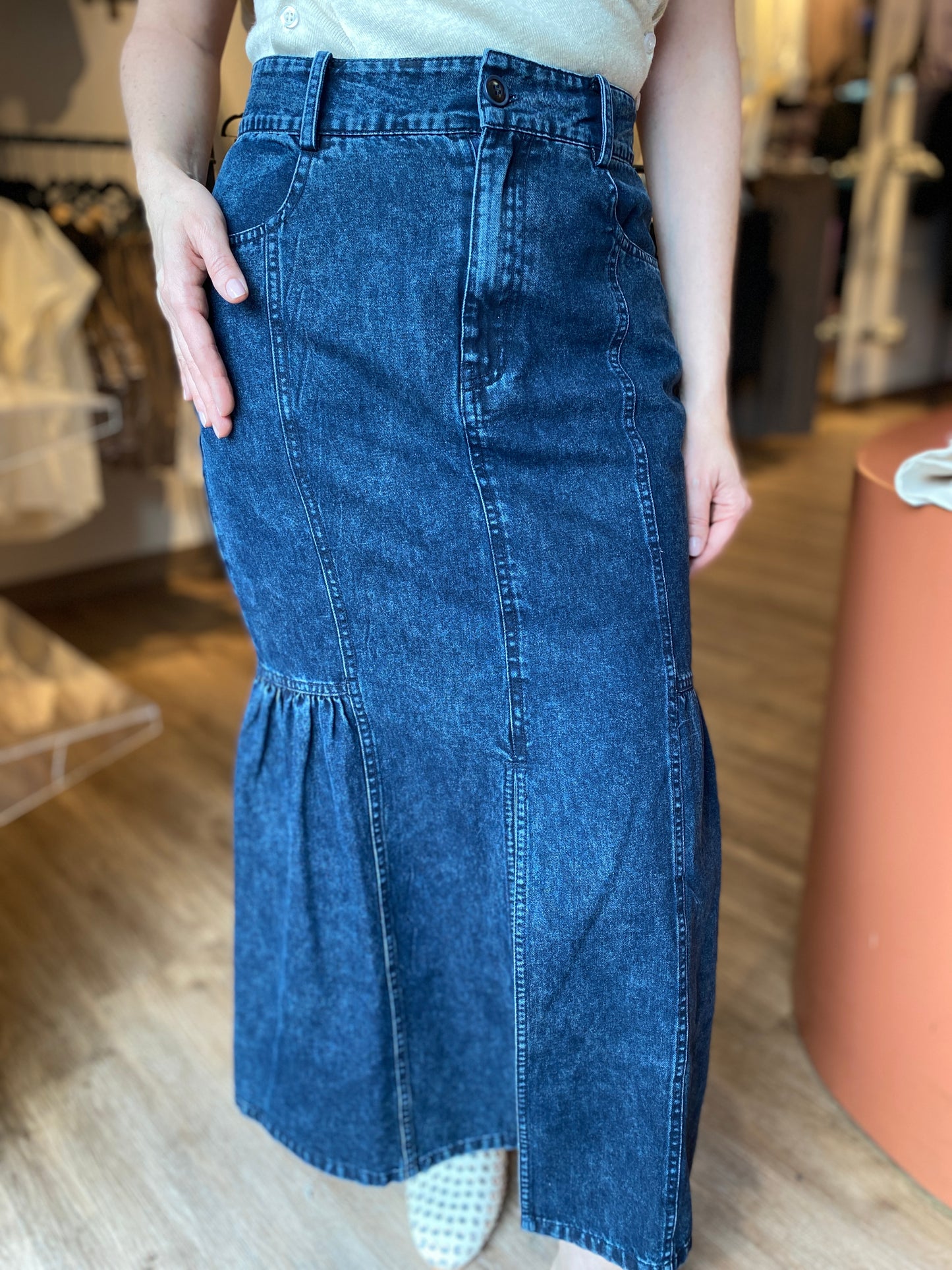 ANDREINA DENIM SKIRT