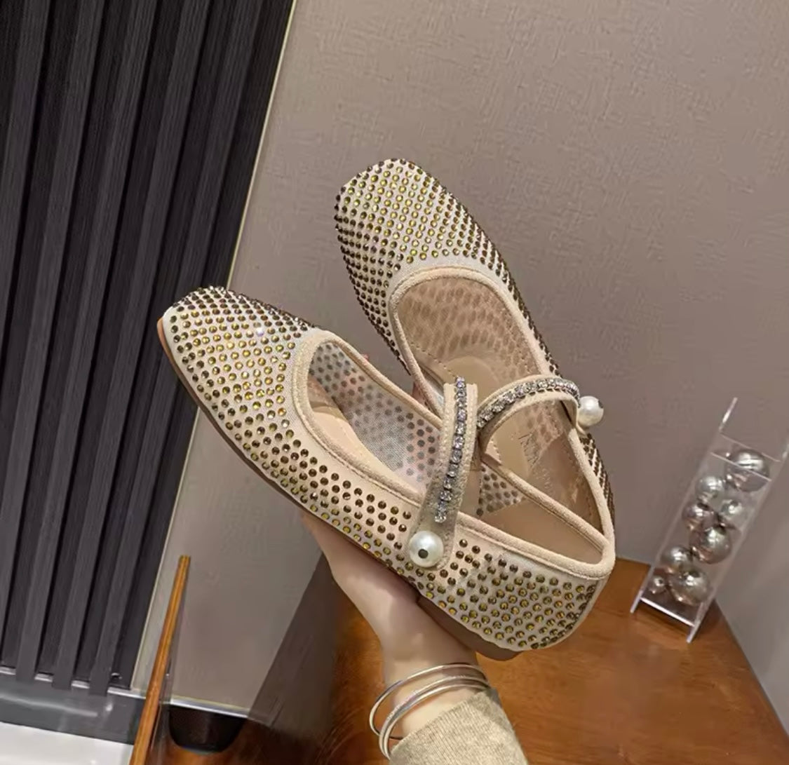 BRIGHT TRANSPARENT BALLERINAS