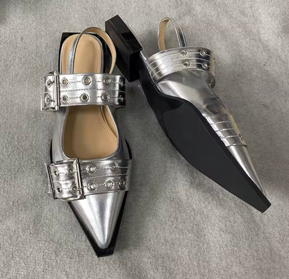 LUXURY DOUBLE BUCKLE SHOES
