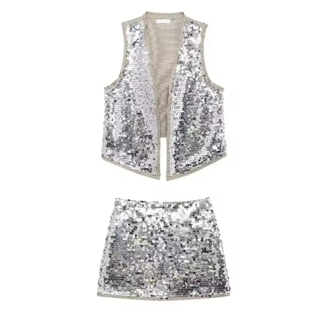 I LOVE DISCO SKIRT SET