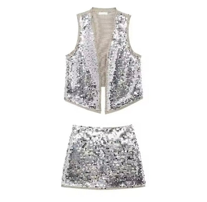 I LOVE DISCO SKIRT SET