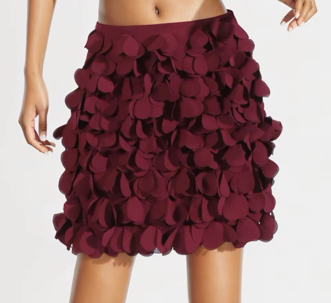 PETALS FALLING SKIRT