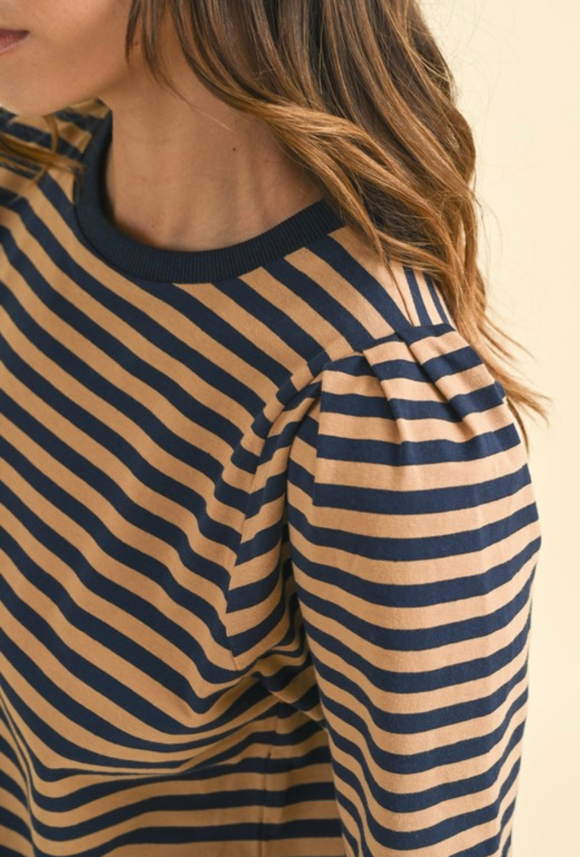 PERFECT STRIPED BASIC TOP