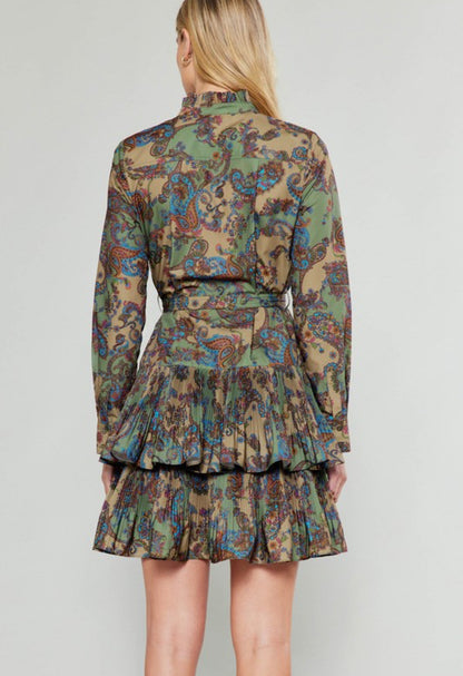 PAISLEY SEVENTIES DRESS