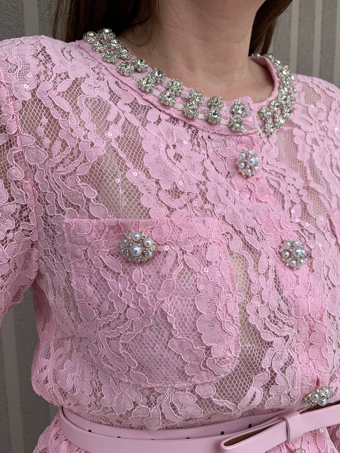 FITTED LACE SET