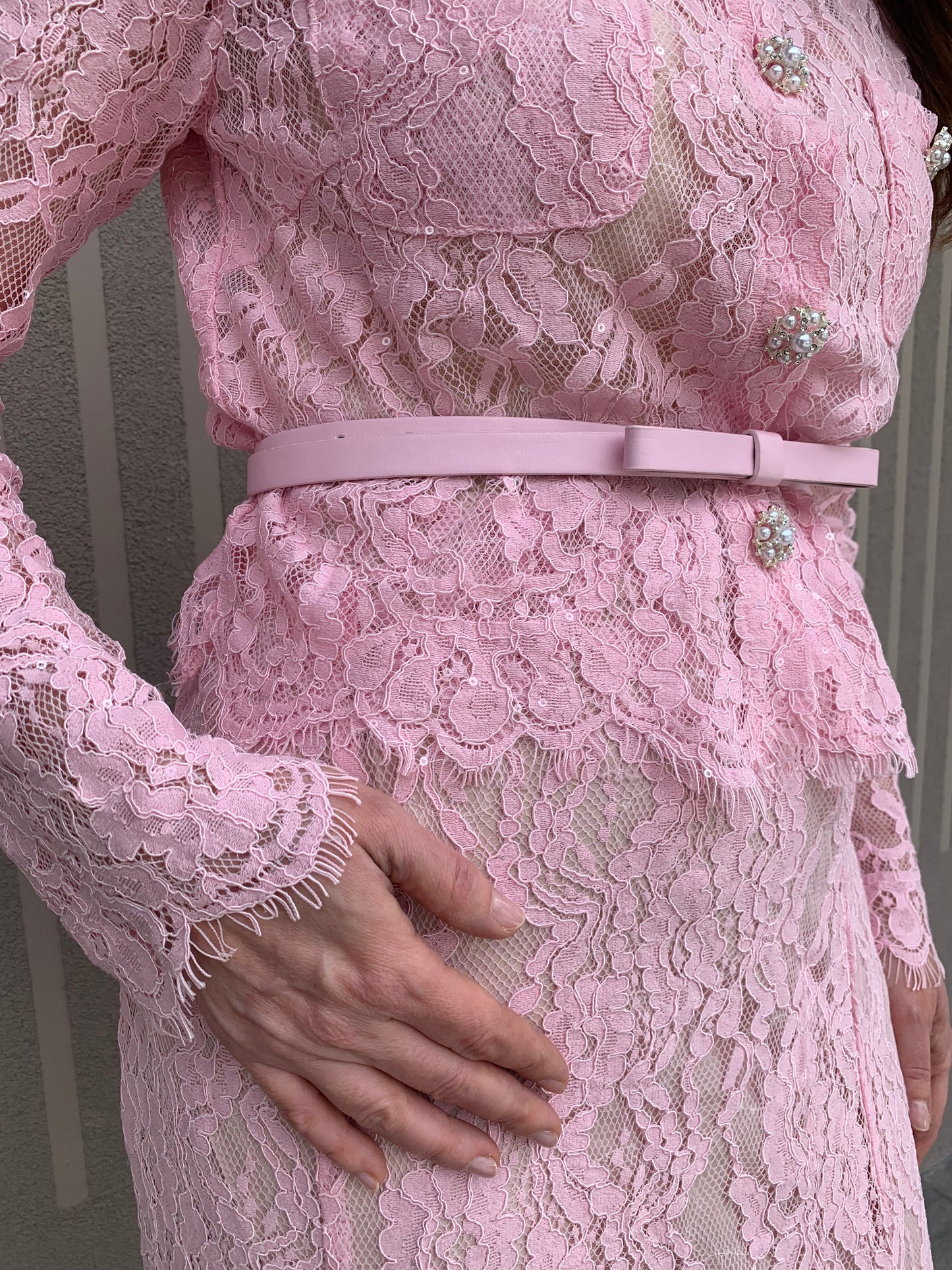 FITTED LACE SET