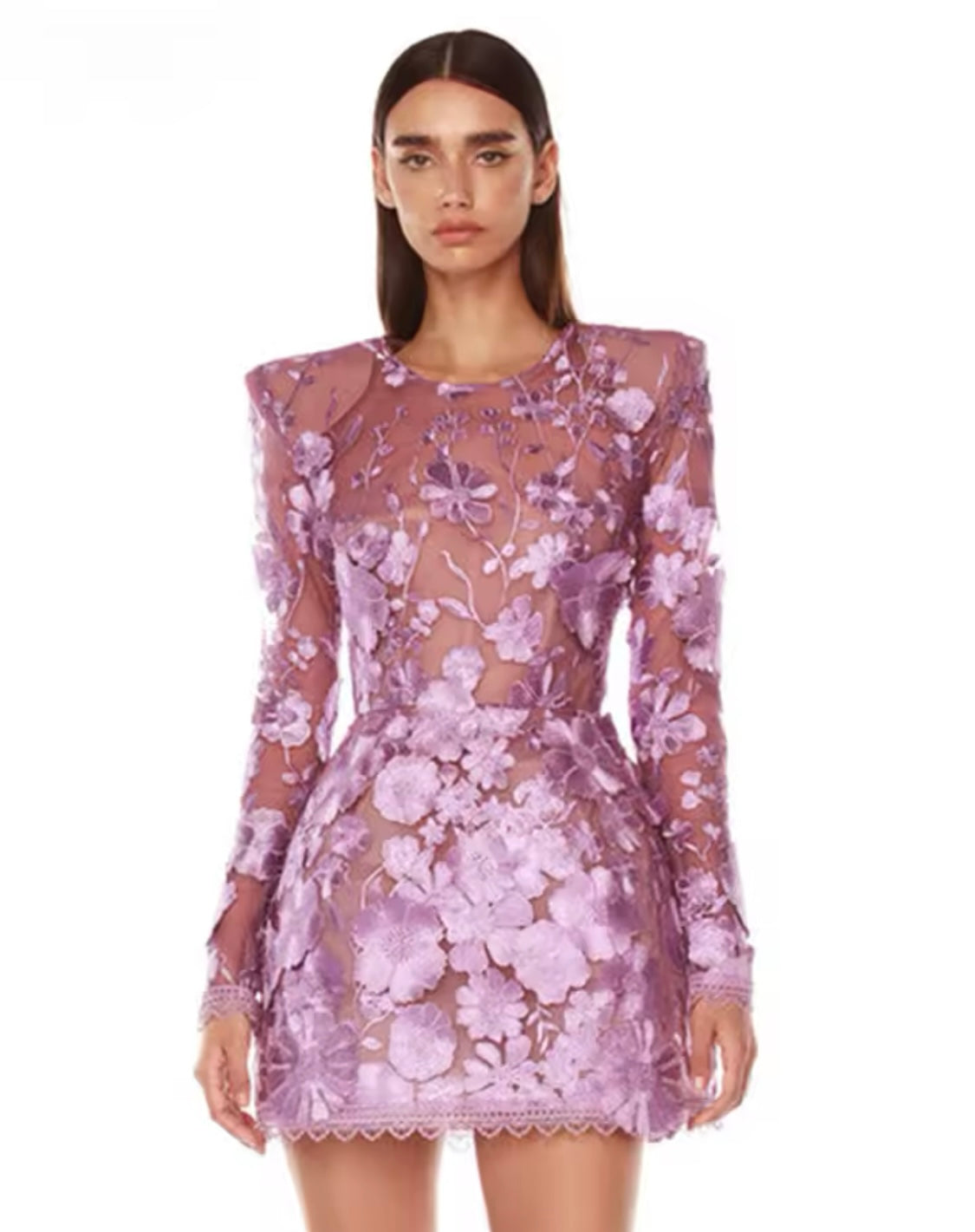 DANIA FLOWER LACE DRESS