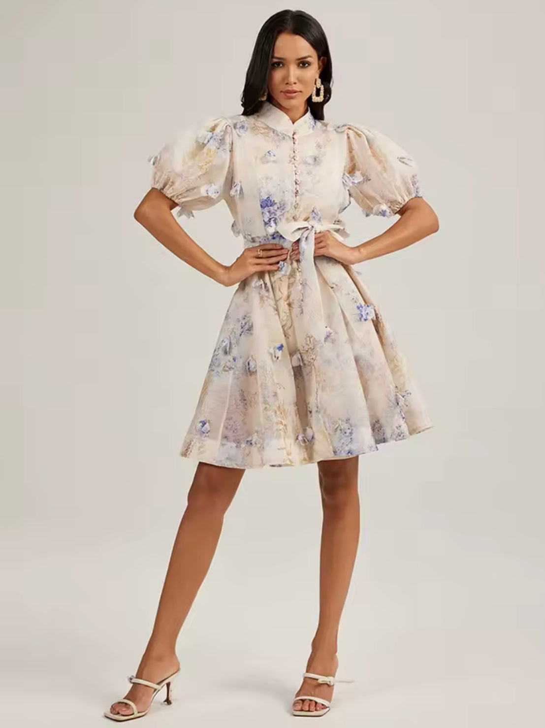 KENZA FLOWERS DRESS