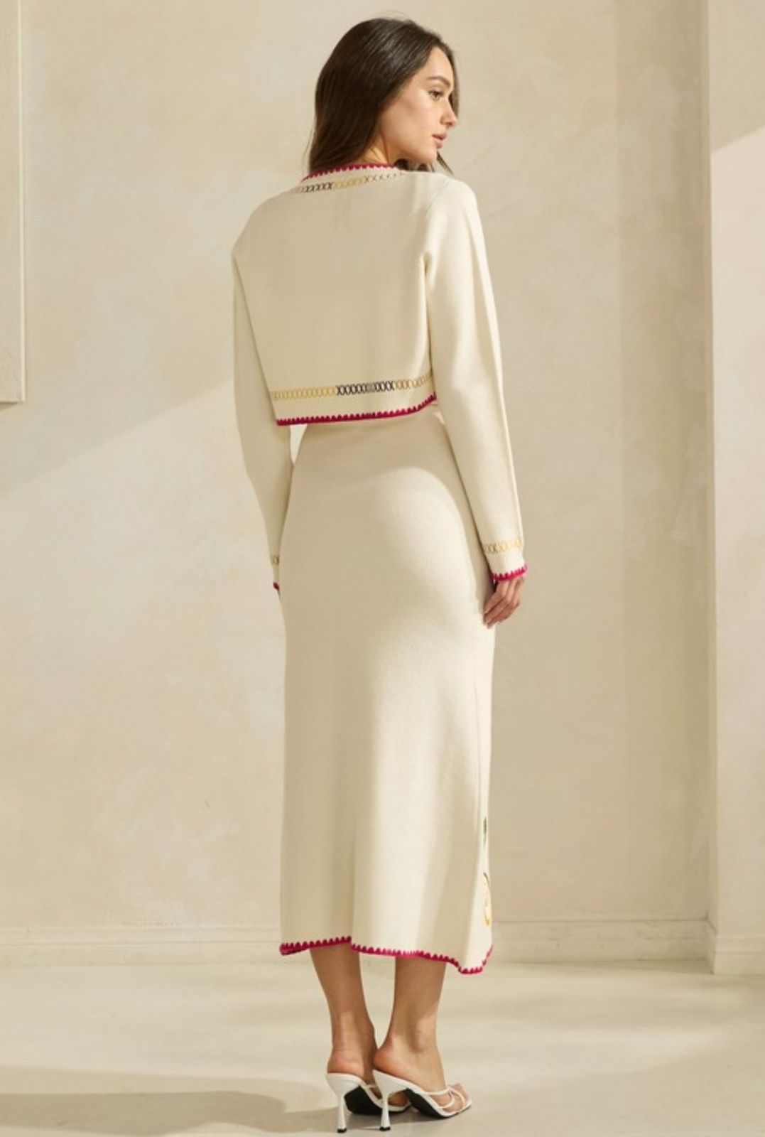 CARDIGAN SWEATER DRESS SET