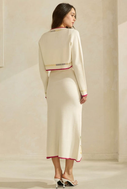 CARDIGAN SWEATER DRESS SET