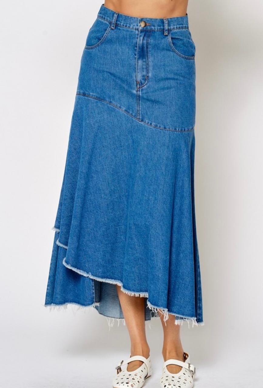 PAOLA DENIM SKIRT