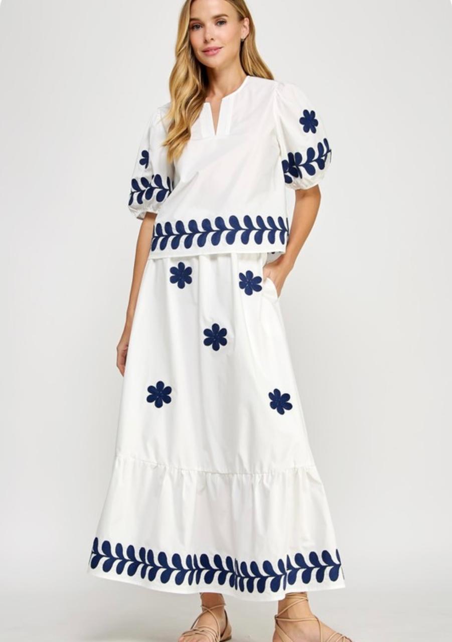 NAVAL EMBROIDERY SET