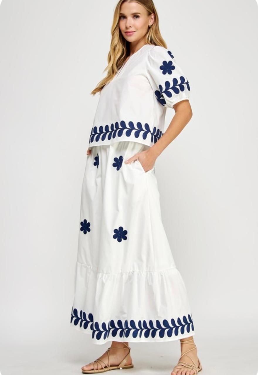 NAVAL EMBROIDERY SET