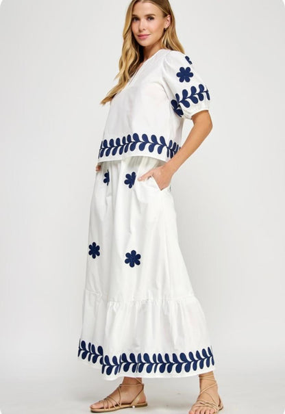 NAVAL EMBROIDERY SET