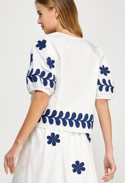 NAVAL EMBROIDERY SET