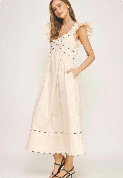 ALLUETTE MIDI DRESS