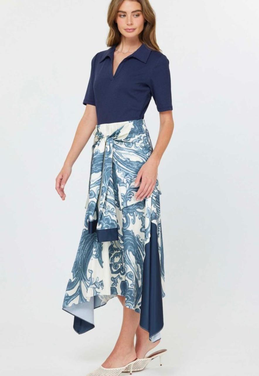 TRINITY MIDI DRESS