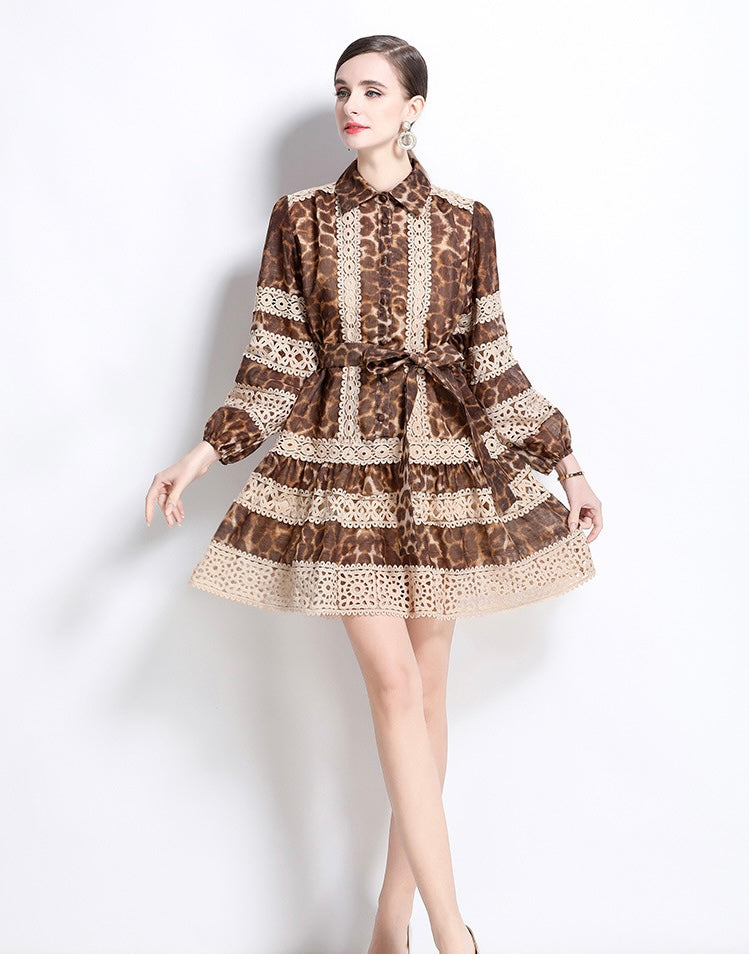ANIMAL PRINT MOMENT DRESS