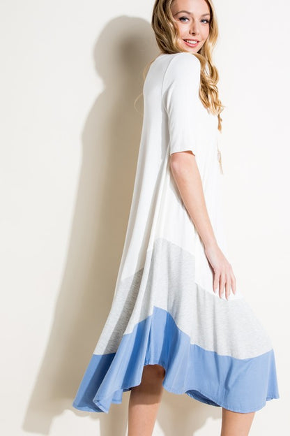 SWING MIDI DRESS