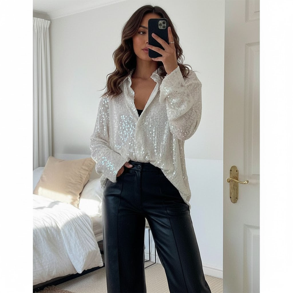 CHIC SEQUINS TOP