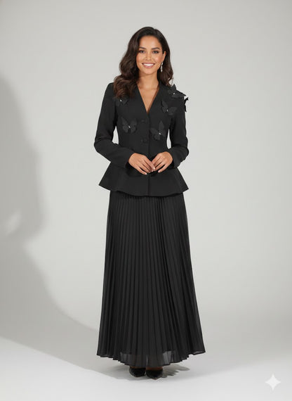 LONG SLEEVE SKIRT SET