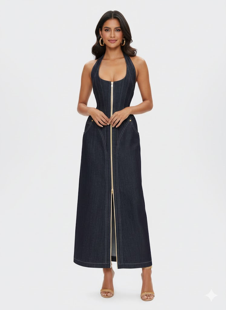 DENIM CHIC DRESS